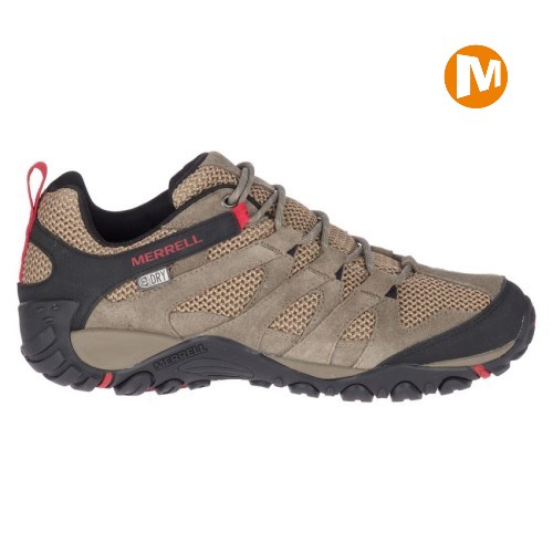 Merrell Alverstone Waterproof Wanderschuhe Herren HellBraun [DE-SURQN]